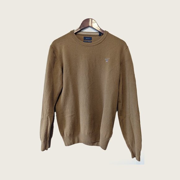 GANT - Lambswool crewneck sweater - Sz M - Picture 1 of 8